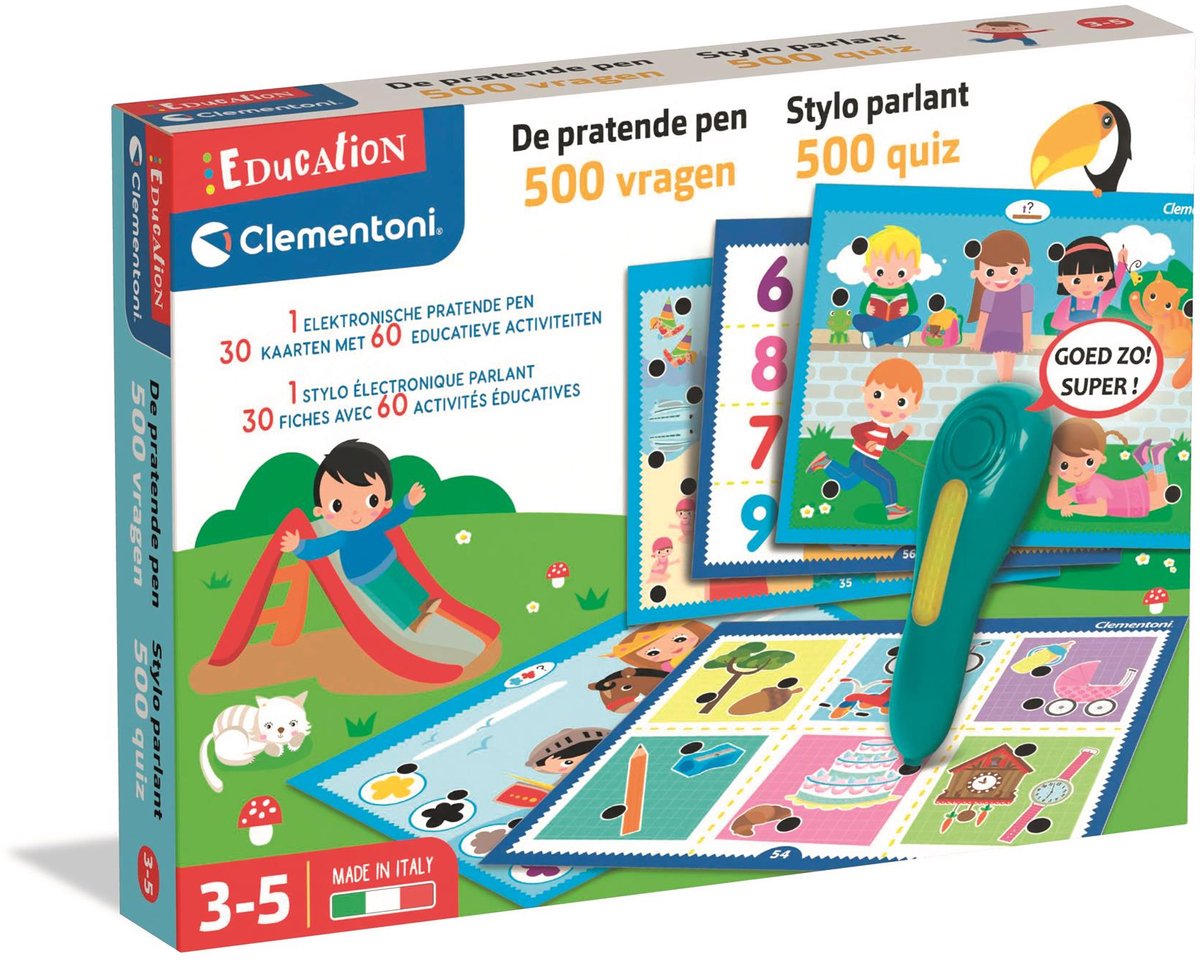 CLEMENTONI Penna 500 quiz basic
