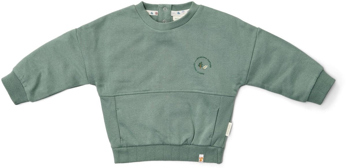 LITTLE DUTCH Trui - forest green - 92