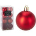 Kerstbal set/16 6cm - rood