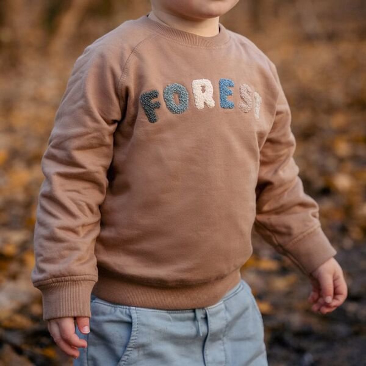 LITTLE DUTCH Trui - bruin - 80