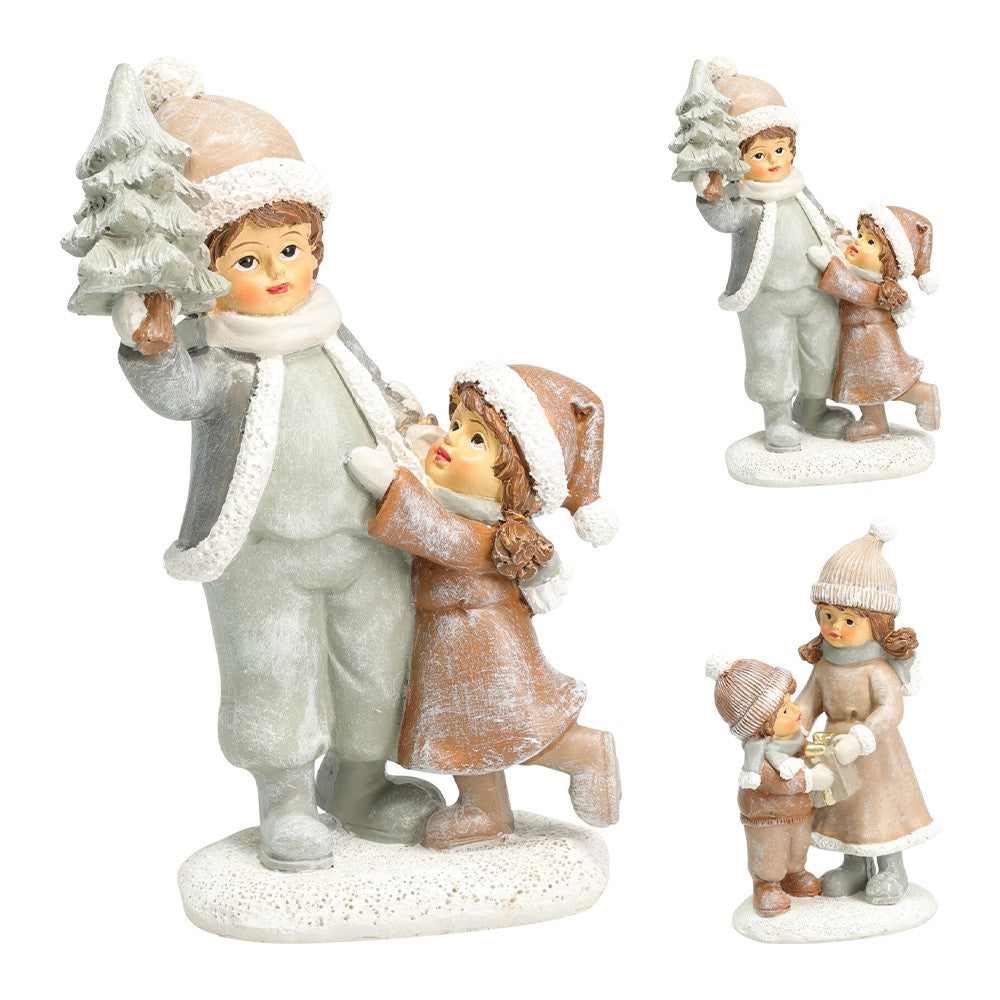 Kerstdeco figuren 155mm - ass. (prijs per stuk)