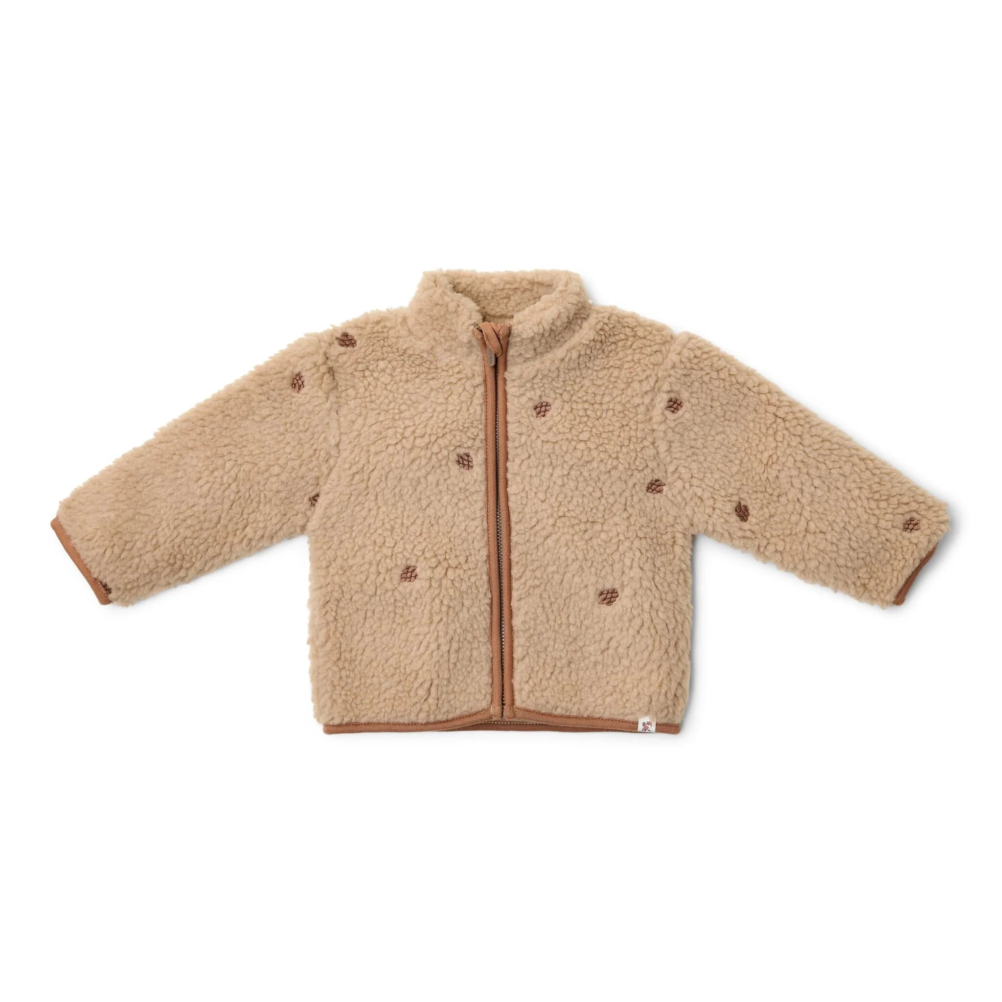 LITTLE DUTCH Teddy vest - taupe - 86