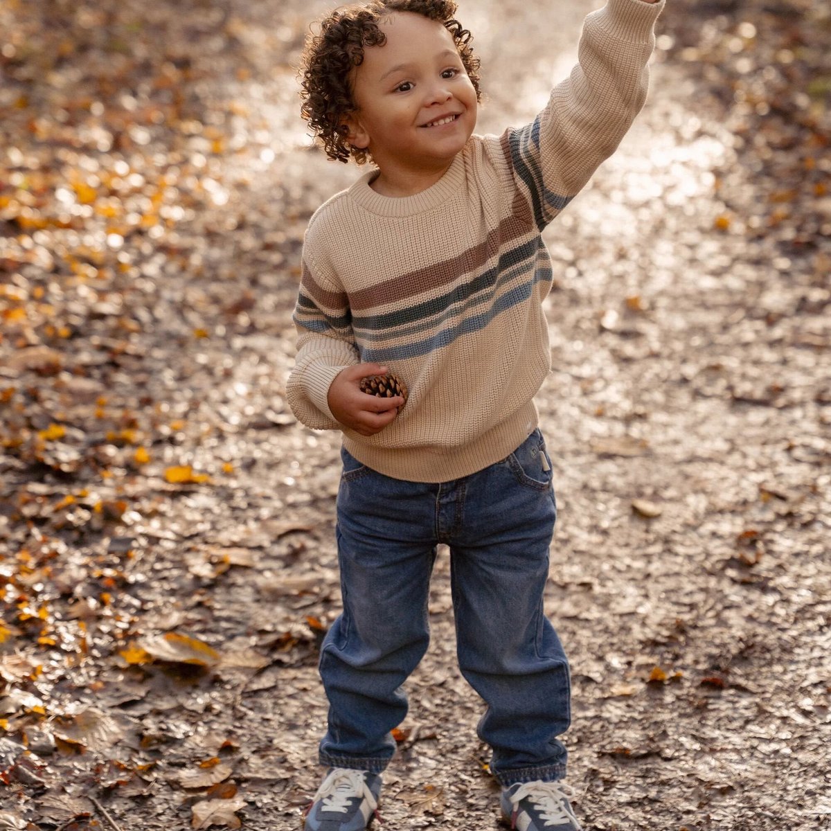 LITTLE DUTCH Broek - denim - 86