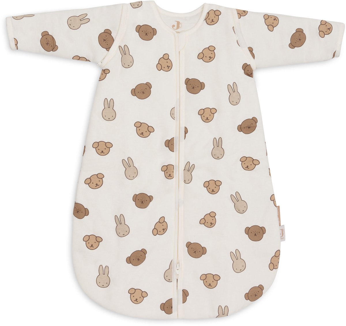 JOLLEIN Miffy & Friends slaapzak afritsbare mouw 60cm