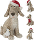 Kerstdeco hond zittend 115mm - ass. (prijs per stuk)