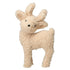 Kerstdeco hert staand 32cm - beige