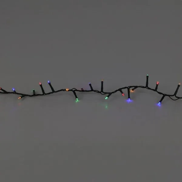 Kerstverlichting solar oplaadbaar 19m - gekleurd