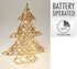 Kerstverlichting kerstboom LED 40cm - champagne