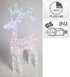 Kerstverlichting rendier acryl 80LED 75cm