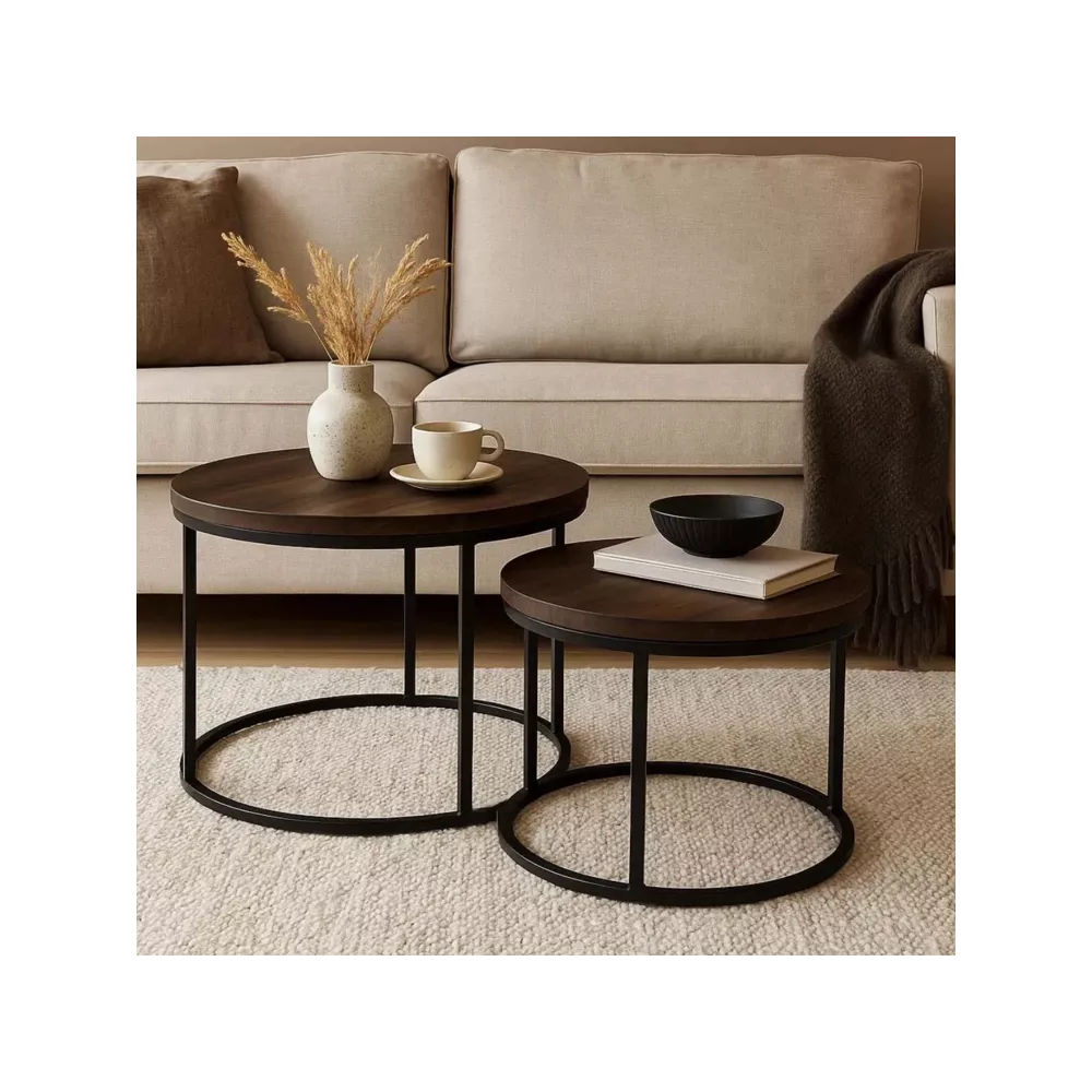 Salontafels set/2 - zwart