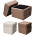 Poef MDF teddy 38x38x37cm - ass. (prijs per stuk)
