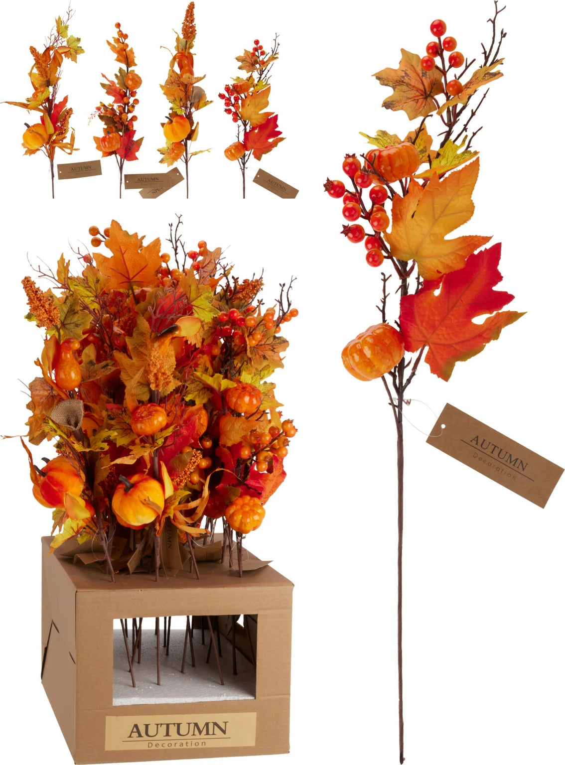 Herfst tak 70cm - ass.   (prijs per stuk)