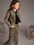 CREAMIE G Jeans wide - brown leo - 134
