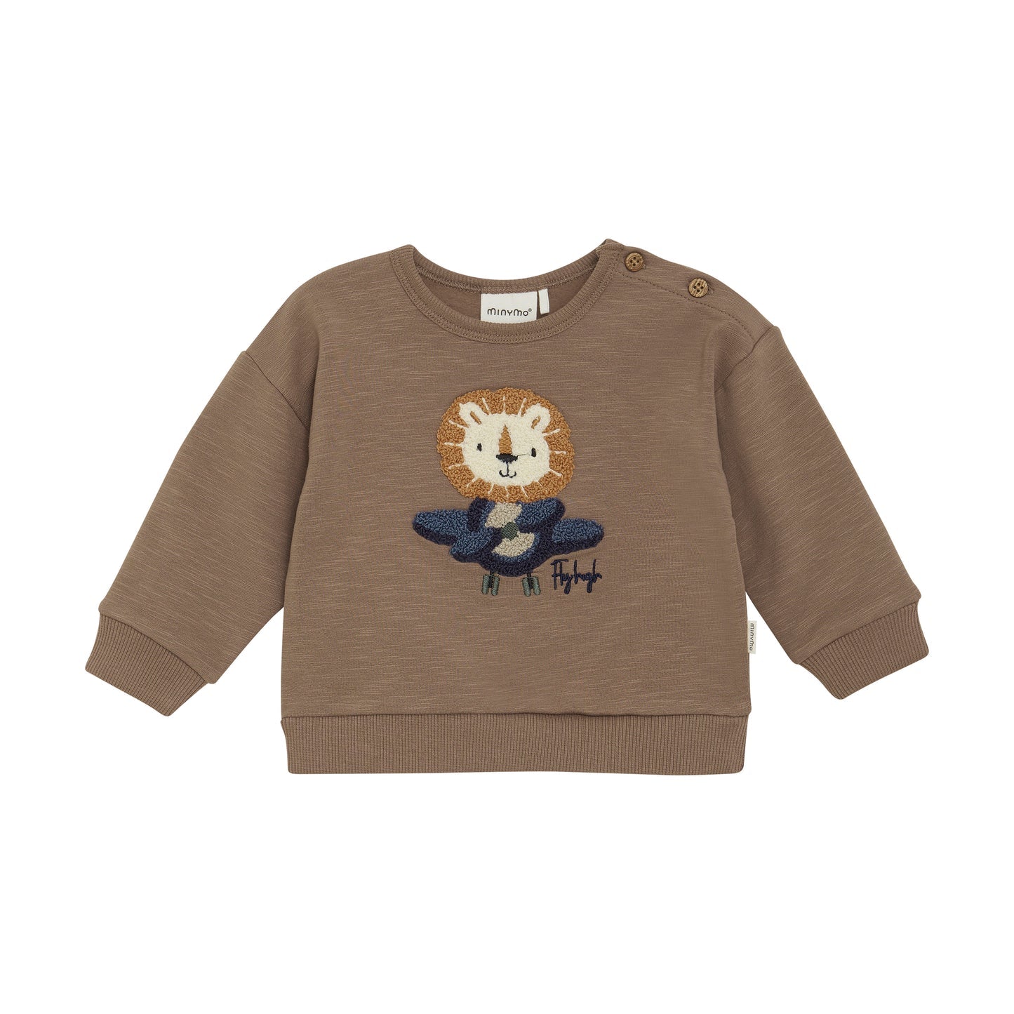 MINYMO Sweatshirt LS - caribou - 68
