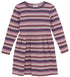 MINYMO G Dress LS glitter rib - rose brown - 104