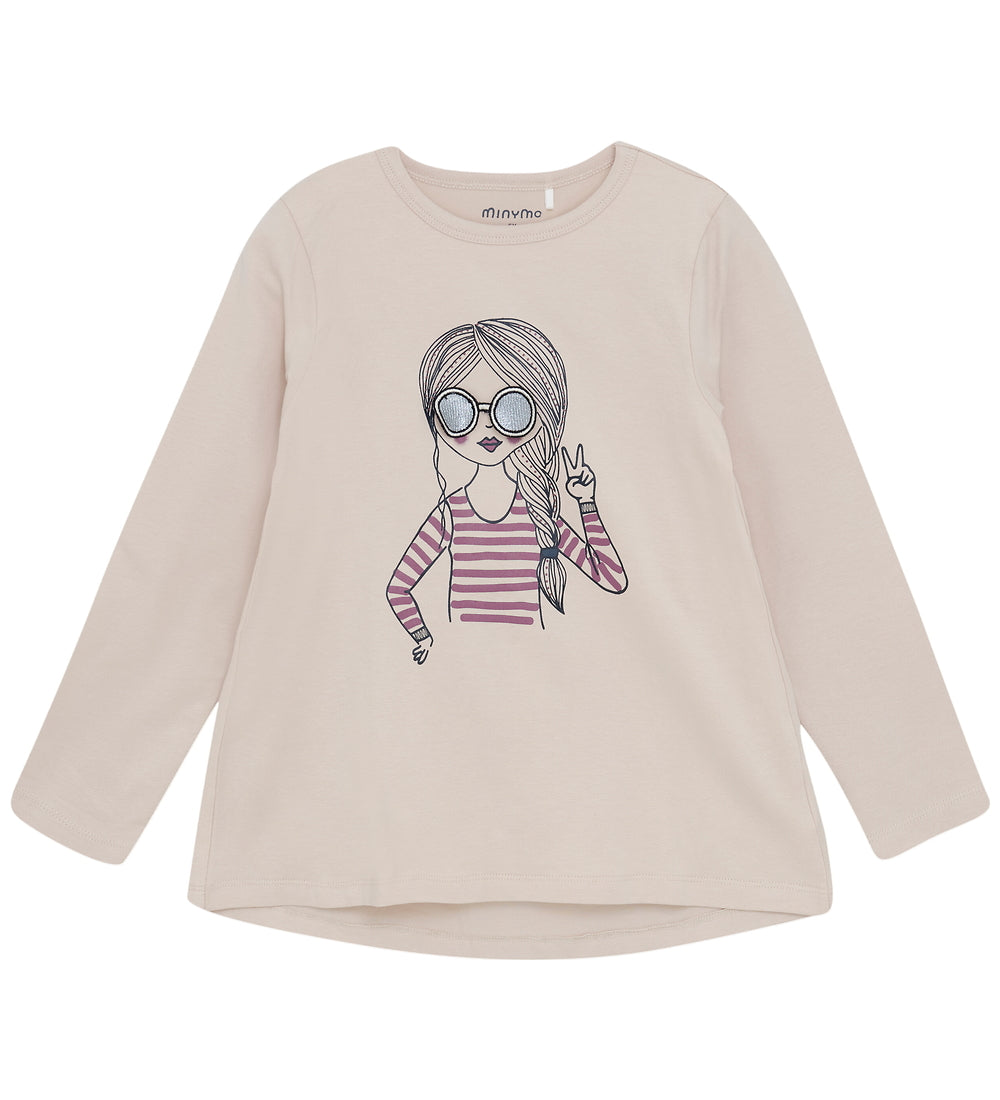 MINYMO G Tunic LS - smoke gray - 98