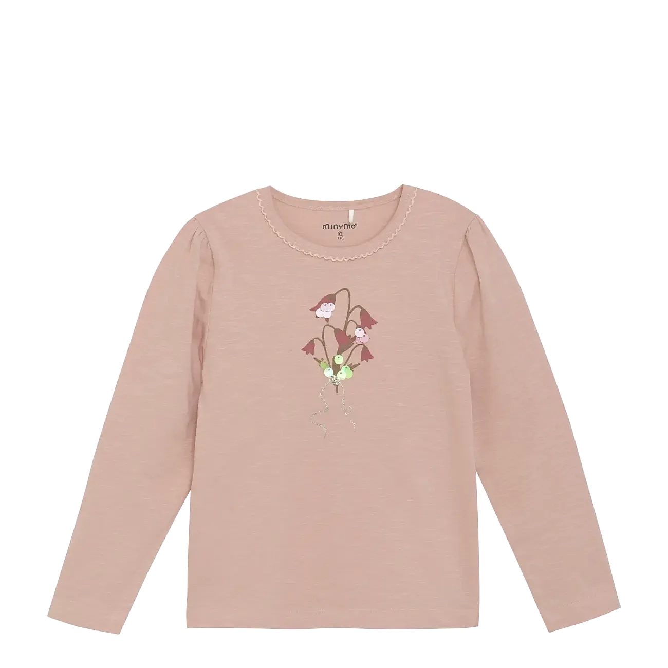 MINYMO G T-shirt LS - misty rose - 110