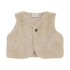 MINYMO G Vest fake fur - smoke gray - 74