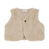 MINYMO G Vest fake fur - smoke gray - 86
