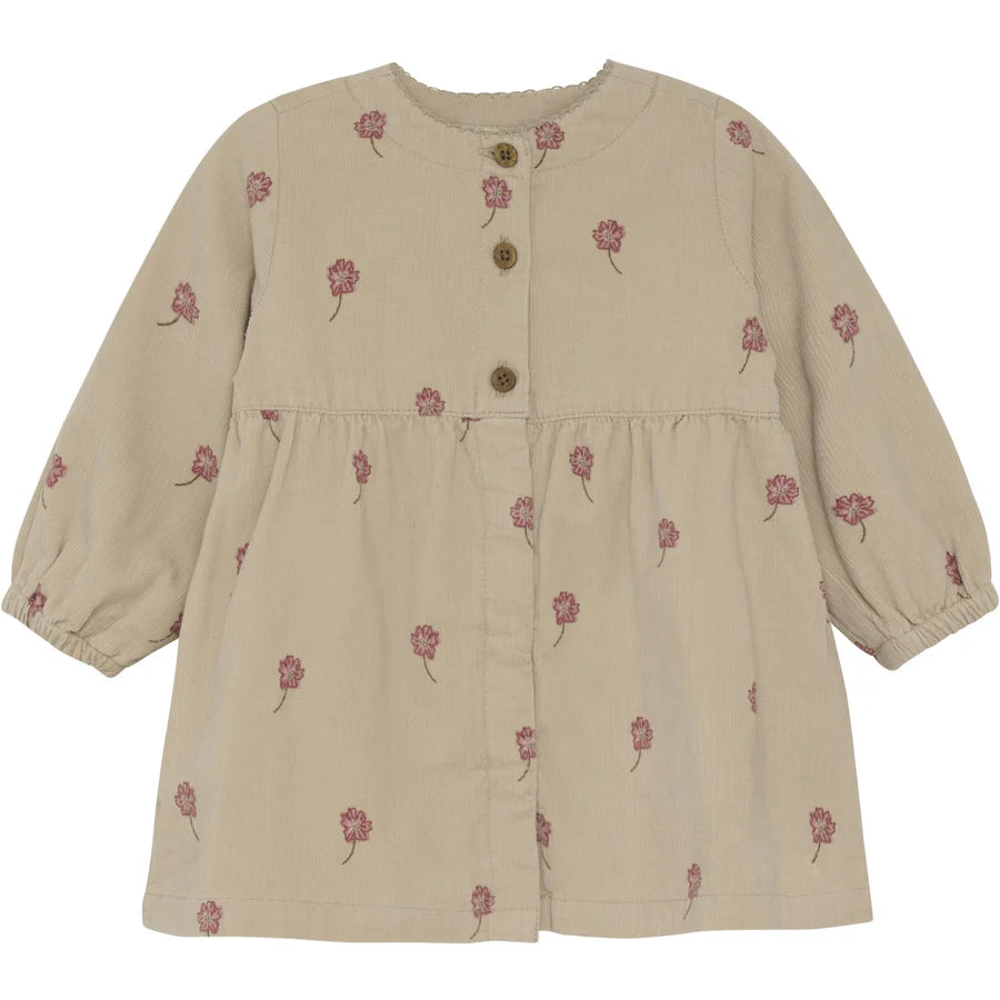 MINYMO G Dress corduroy w. lining - oxford tan - 56