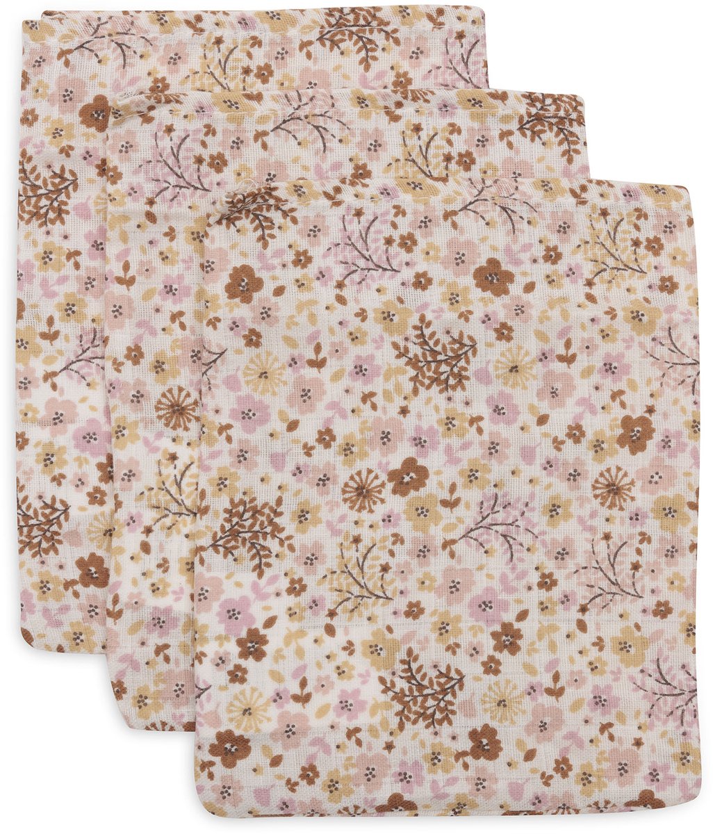 JOLLEIN Hydrofiel washandje 15x20cm - Flower Fairies - 2st