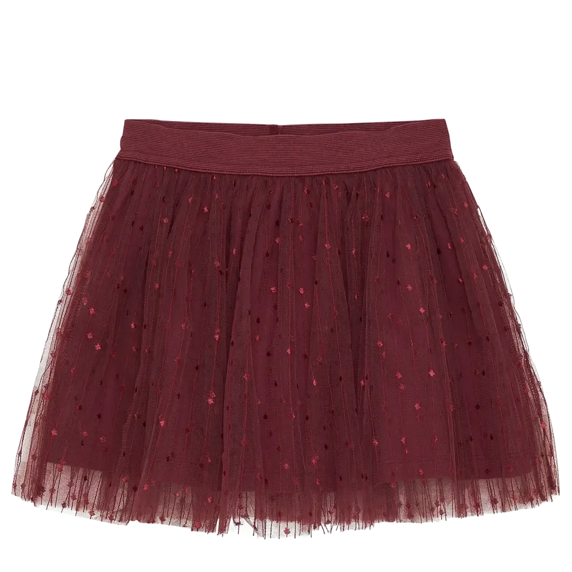 EN FANT G Skirt tulle - tawny port - 128