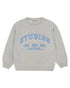 DAILY7 B Oversized sweater artwork - med. grey mel.- 116