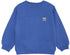 DIALY7 B Oversized sweater textprint - dusty kobalt - 116