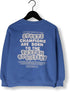 DIALY7 B Oversized sweater textprint - dusty kobalt - 122
