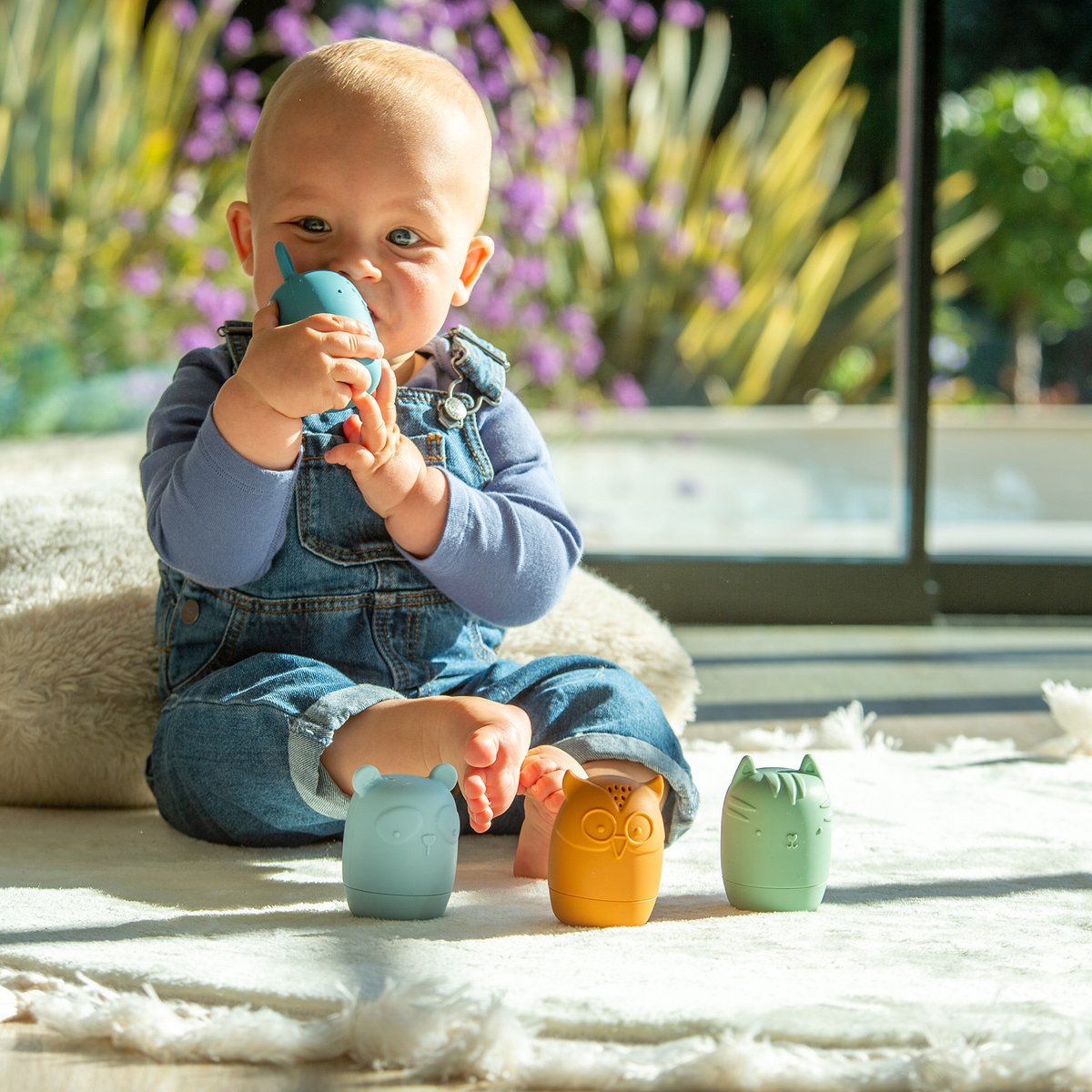 TICKIT Silisoft - dierlijke waterspuiters - neutrale kleuren
