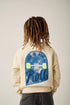 TND B Sweater DECK - gebroken wit mel.- 146/152