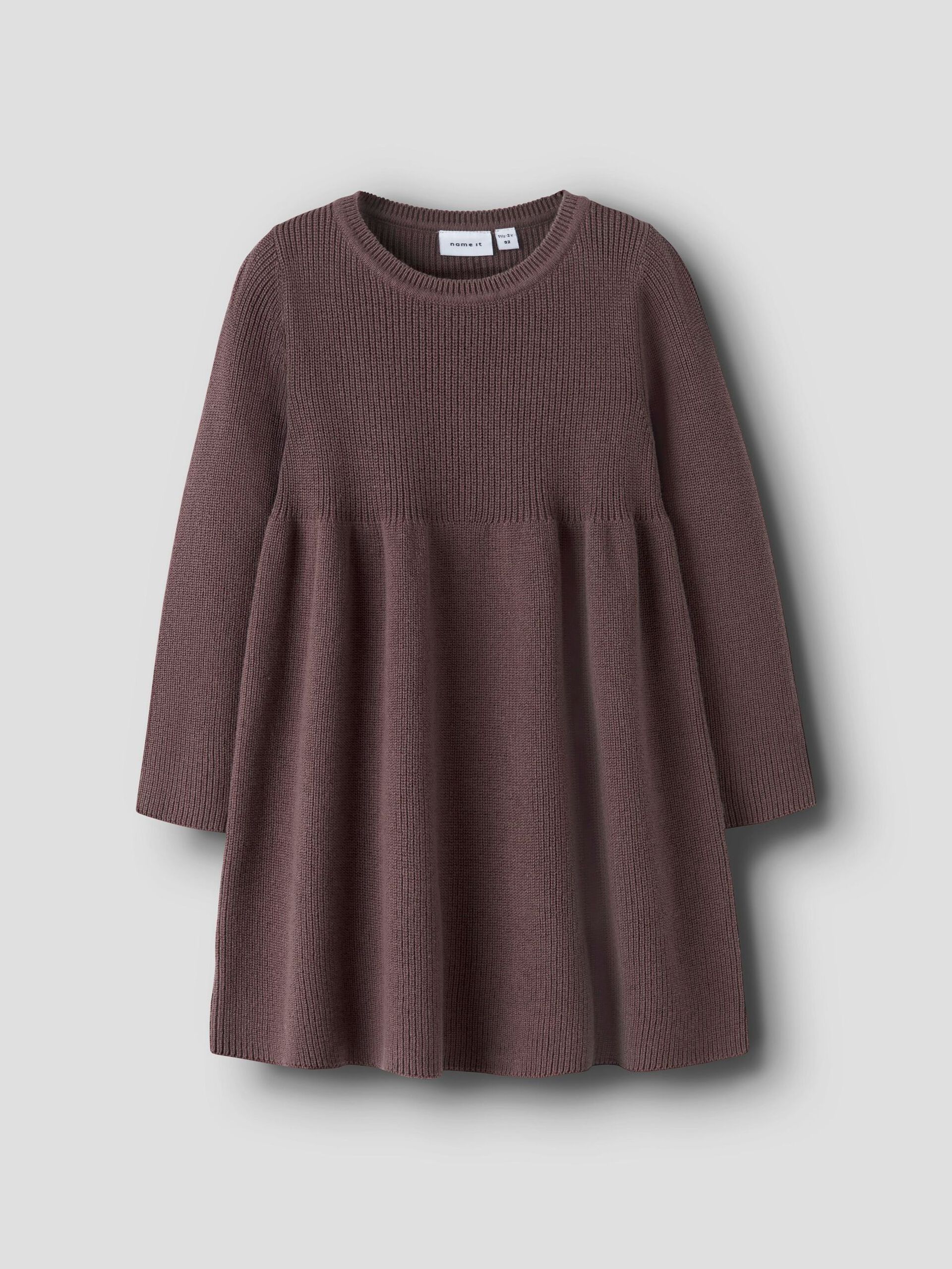 NAME IT G NMFOLIVINE Kleedje knit - peppercorn - 110