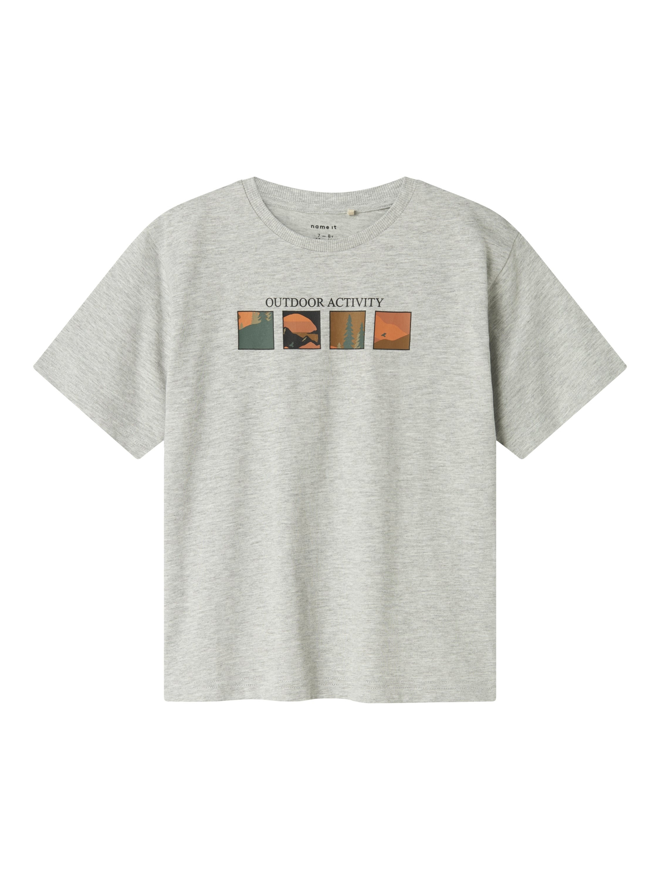 NAME IT B NKMORLAN Shirt - grey mel.- 134/140