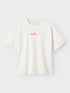 NAME IT G NKFNEATA Shirt - cloud dancer red alert - 134/140