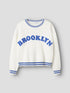 NAME IT G NKFNEPPA Longsleeve knit - cloud dancer - 146/152