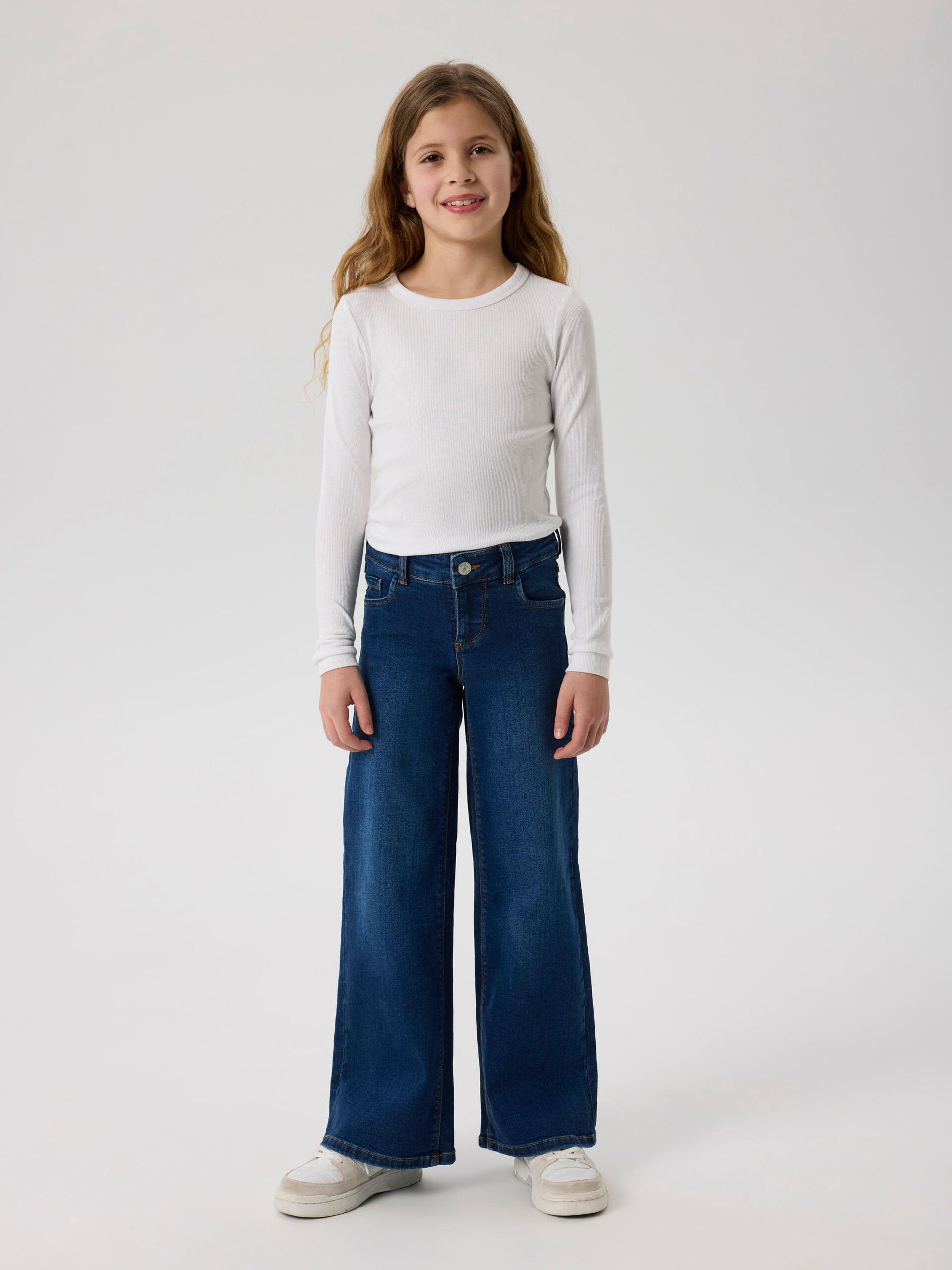 NAME IT G NKFPOLLY X-wide jeans 3057-FR - dark blue - 152