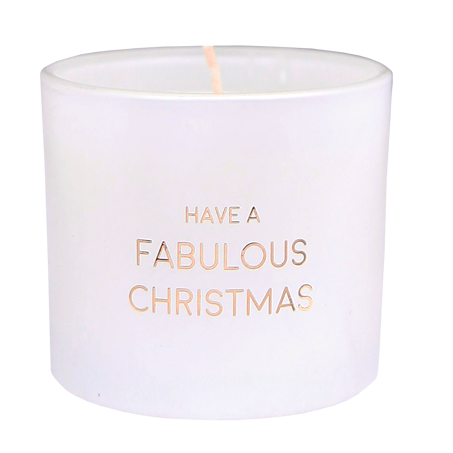 MY FLAME Geurkaars met wens-armband - Have a fabulous chrismas