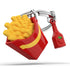 METALMORPHOSE Sleutelhanger - Frietjes met ketchup