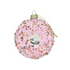 Glazen kerstbal figuur donut 9cm