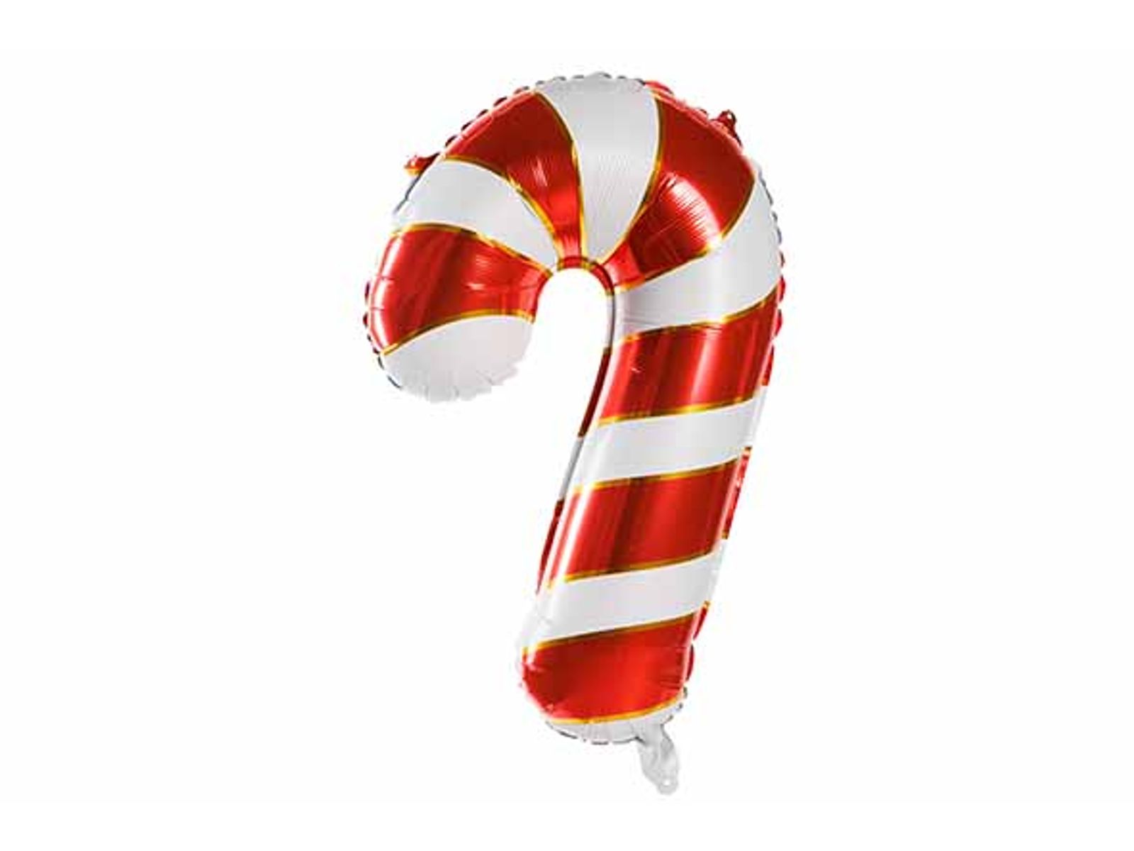 Ballon folie candy cane - 54x74cm - rood/ wit