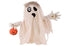 Spook walking and laughing - 40x10x34cm - creme