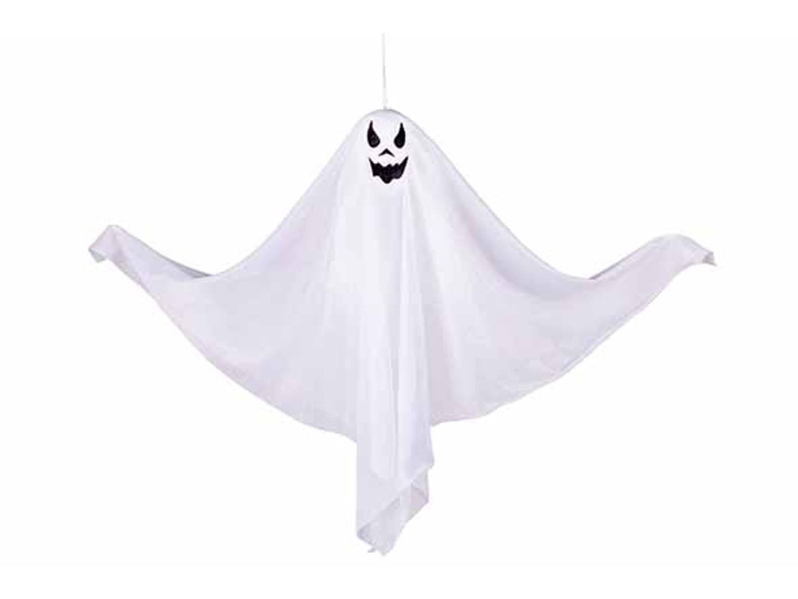 Spook hangend - 60x55cm - wit