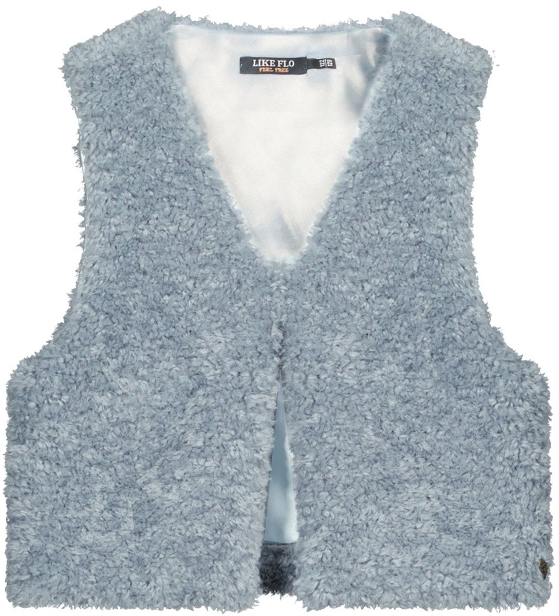 FLO G Diam gilet faux fur - ice blue - 110/116