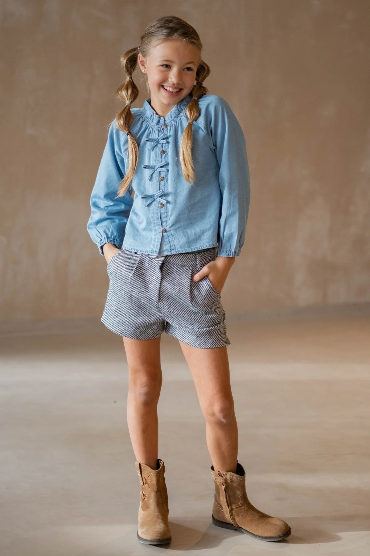 FLO G Febe short - ice blue - 140