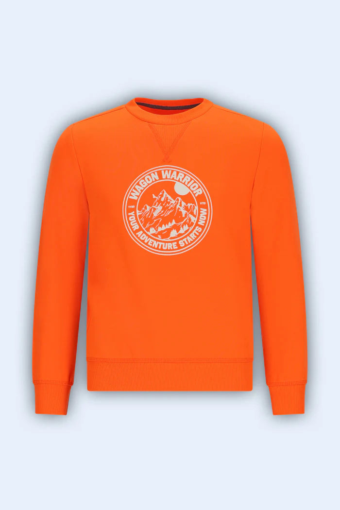 TYGO & VITO B Sem sweater - orange clownfish - 98/104