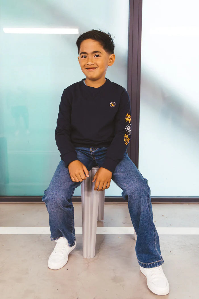 TYGO & VITO B Sven sweater - navy - 110/116