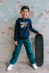 TYGO & VITO B Henk hoodie - navy - 122/128