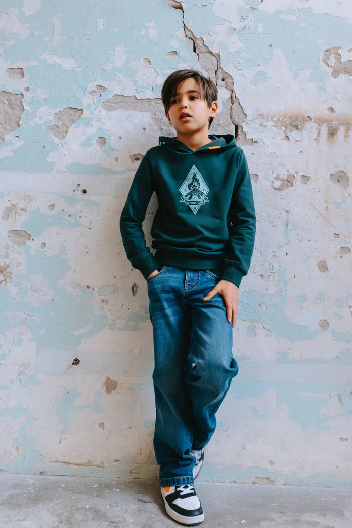 TYGO & VITO B Hobie hoodie - storm green - 134/140
