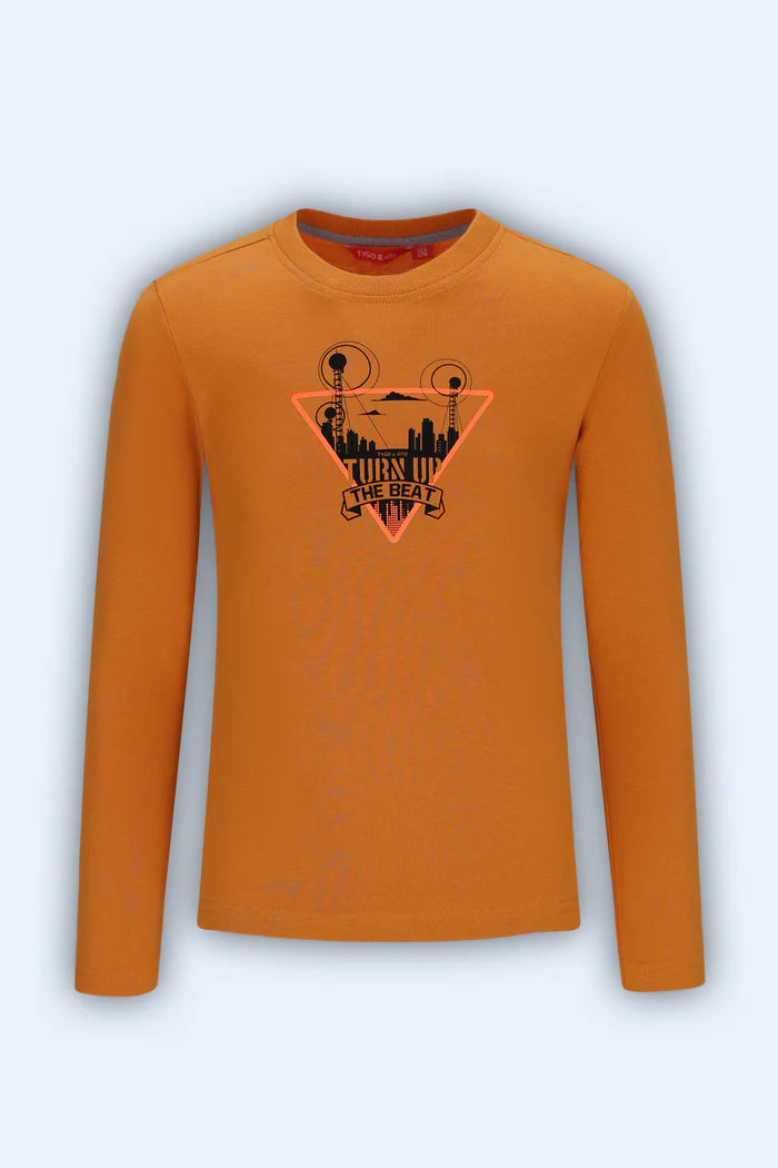 TYGO & VITO B Max longsleeve - yam - 98/104