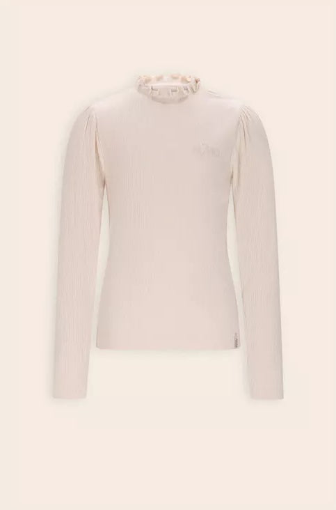 NONO G Koss t-shirt ecovero rib - pearled ivory - 116